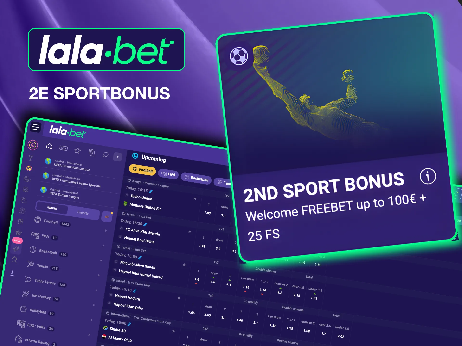 Get rewarded on your second deposit with Lalabet’s bonus.