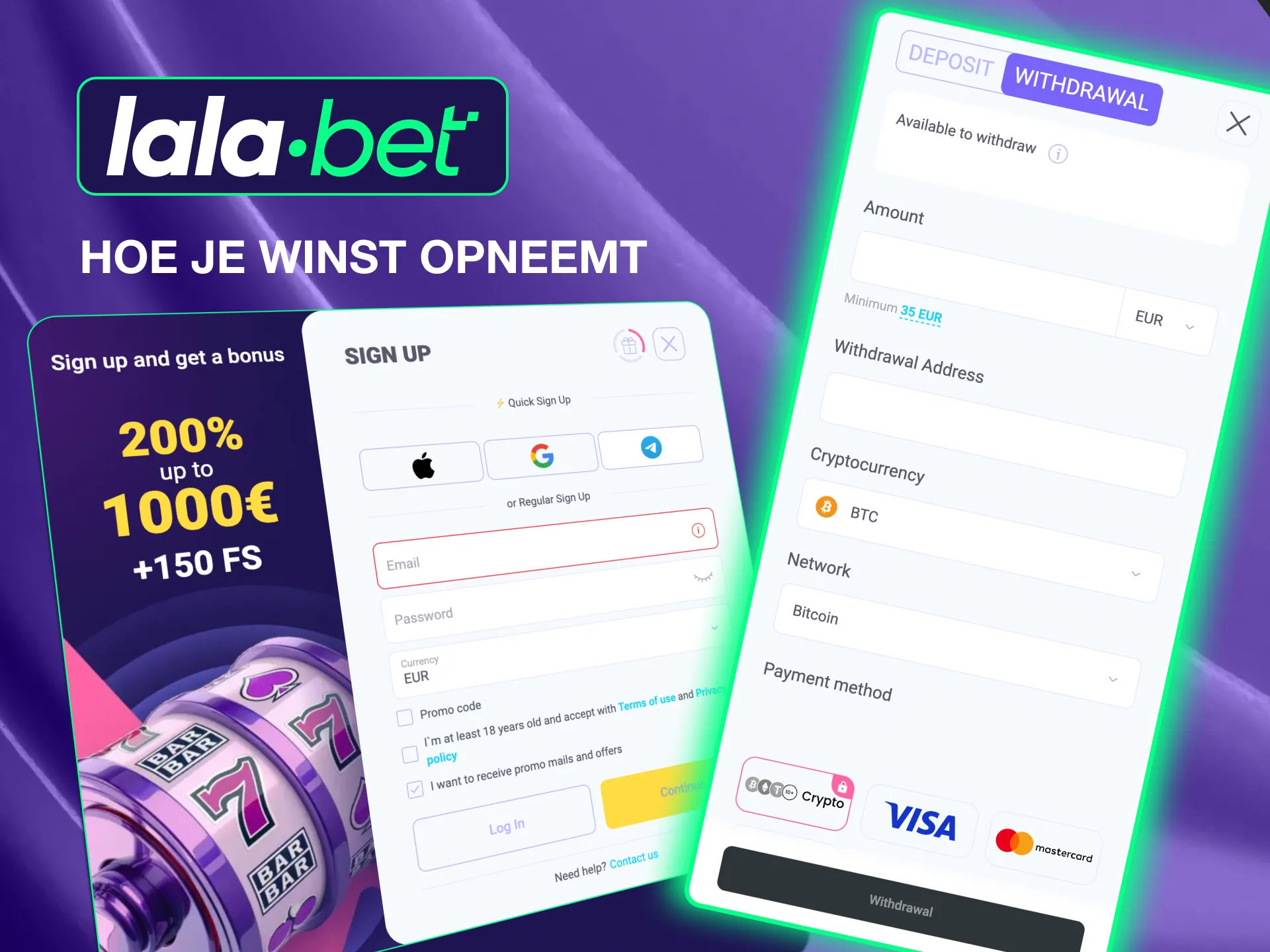Withdraw your Lalabet winnings with ease through quick and clear instructions.
