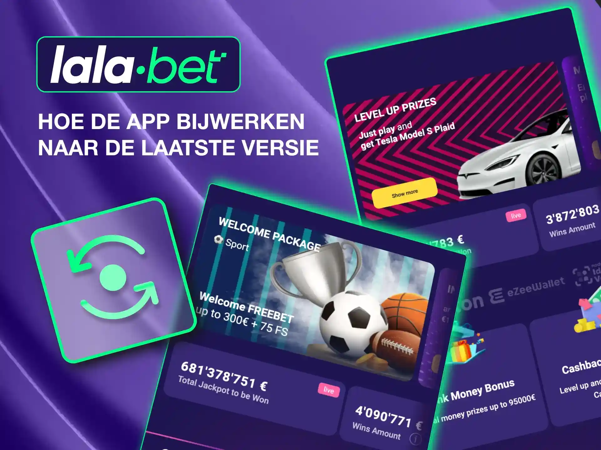 Werk de Lalabet-app eenvoudig bij door dezelfde stappen te volgen als het oorspronkelijke installatieproces.