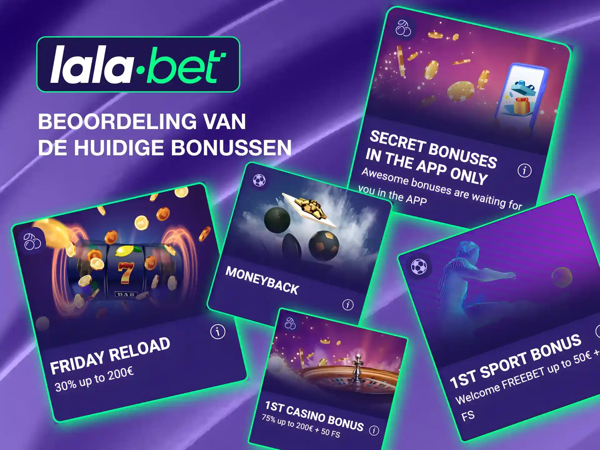 Lalabet promotions include sports and casino welcome bonuses, weekly reload offers.
