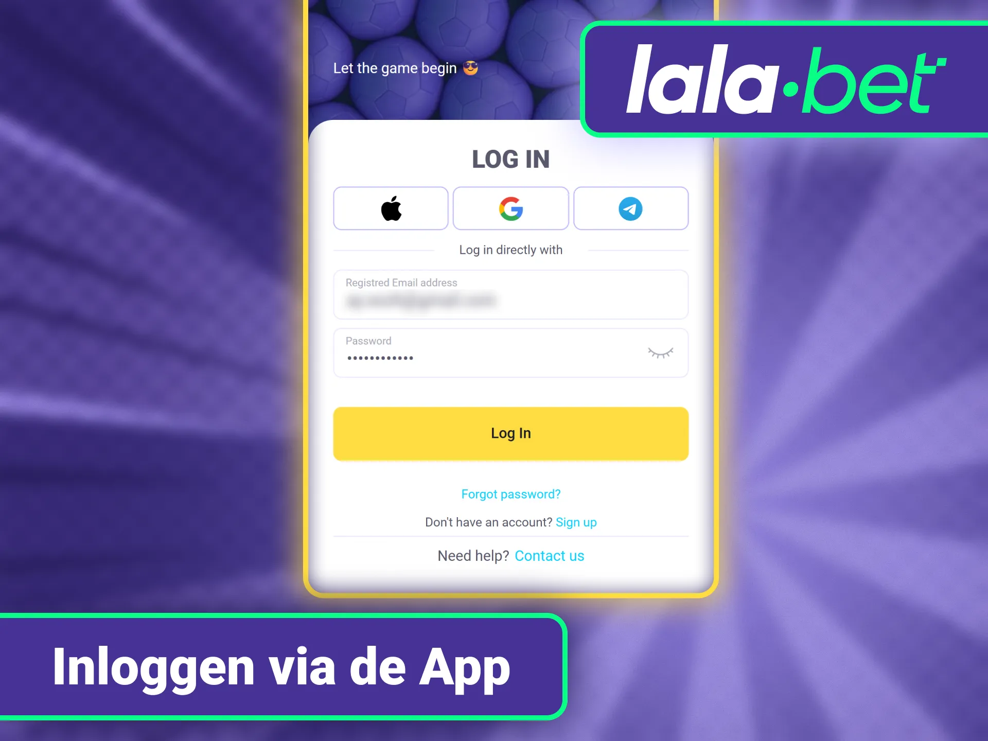 Log nu veilig in op je spelersaccount bij LalaBet officieel.