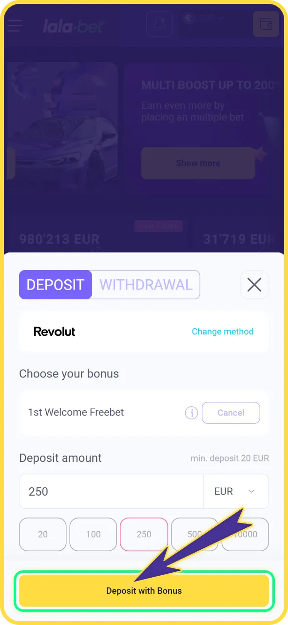 Bevestig jouw online betaling veilig en snel op LalaBet officieel.